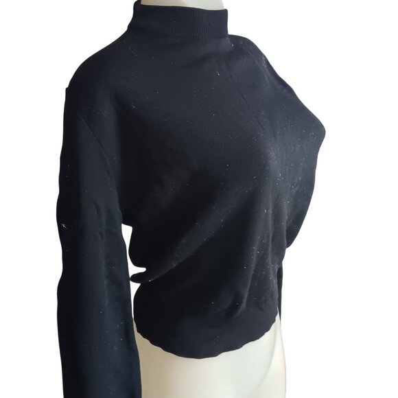 Vintage Women's Beatnik Sweater Medium 36 1960's Ban-Lon Greystone Knit Poet usa - Picture 3 of 5